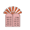 download Ten Commandments clipart image with 315 hue color