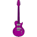 download Wooden Guitar clipart image with 270 hue color