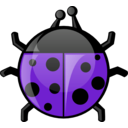 download Ladybug clipart image with 270 hue color