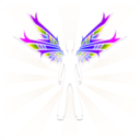download Wings clipart image with 225 hue color