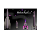 download Rockets clipart image with 270 hue color