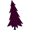 download Spruce clipart image with 225 hue color