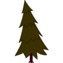 download Spruce clipart image with 315 hue color