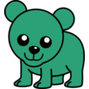 download Bear clipart image with 135 hue color