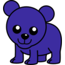 download Bear clipart image with 225 hue color