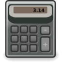 download Tango Accessories Calculator clipart image with 315 hue color