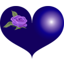 download Red Heart clipart image with 270 hue color