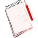 download Notepad Pencil clipart image with 315 hue color