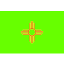 download Flag Of New Mexico Usa clipart image with 45 hue color