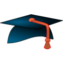 download University Hat clipart image with 315 hue color