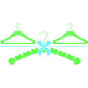 download Clothes Hangers clipart image with 270 hue color