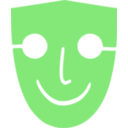 download Human Face Mask clipart image with 90 hue color