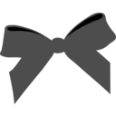 download Black Ribbon clipart image with 270 hue color