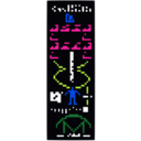 download Arecibo Message clipart image with 225 hue color