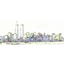 download Wtc clipart image with 225 hue color