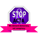 download Stop Acta clipart image with 270 hue color