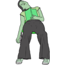 download Sleeping Reader clipart image with 90 hue color