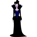 download Lady Vampire clipart image with 270 hue color