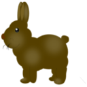 download Chocolate Bunny clipart image with 45 hue color