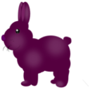 download Chocolate Bunny clipart image with 315 hue color