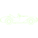 download Shelby Cobra Blueprint clipart image with 90 hue color