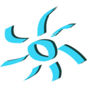 download Sun clipart image with 135 hue color