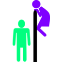 download Toilettes 2 clipart image with 270 hue color