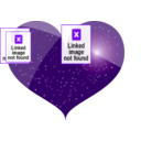 download Red Heart clipart image with 270 hue color