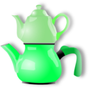 download Shiny Teapot clipart image with 90 hue color