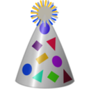 download Party Hat clipart image with 225 hue color