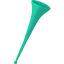 download Blue Vuvuzela clipart image with 315 hue color