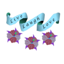 download Live Laugh Love clipart image with 135 hue color
