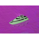 download Yacht clipart image with 90 hue color
