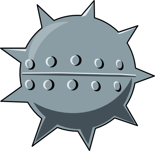 Cartoon Sea Mine