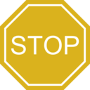 download Stop Sign clipart image with 45 hue color