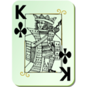 download Guyenne Deck King Of Clubs clipart image with 45 hue color