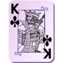 download Guyenne Deck King Of Clubs clipart image with 225 hue color