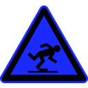 download Signs Hazard Warning clipart image with 180 hue color