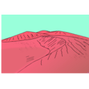 download Sand Dunes clipart image with 315 hue color