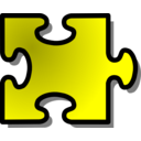 download Blue Jigsaw Piece 14 clipart image with 180 hue color