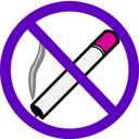 download No Smoking clipart image with 270 hue color