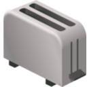 download Isometric Toaster clipart image with 270 hue color