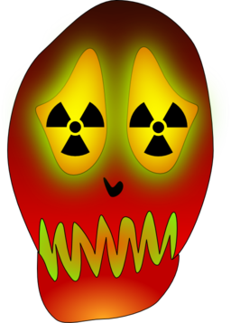 Skull And Nuclear Warning