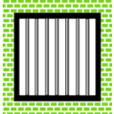 download Jail Bars clipart image with 90 hue color