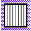 download Jail Bars clipart image with 270 hue color