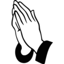 download Praying Hands clipart image with 90 hue color