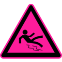 download Signs Hazard Warning clipart image with 270 hue color