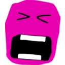 download Schreifratze Screamface clipart image with 315 hue color