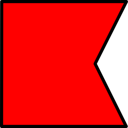 Signalflag Bravo