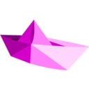 download Paper Boat clipart image with 135 hue color